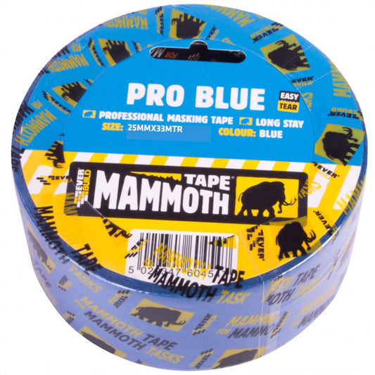 EVERBUILD PRO BLUE MASKING TAPE 25MM - 33 METRE