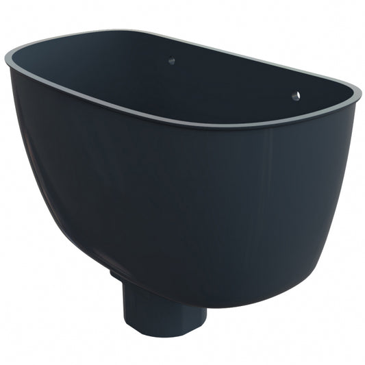 BLACK ROUND / SQUARE DOWNPIPE HOPPER