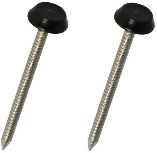 BLACK POLYTOPS STAINLESS PINS 30MM - 250 BOX