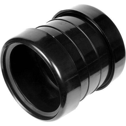 SOIL PIPE COUPLER DOUBLE SOCKET BLACK - 110MM