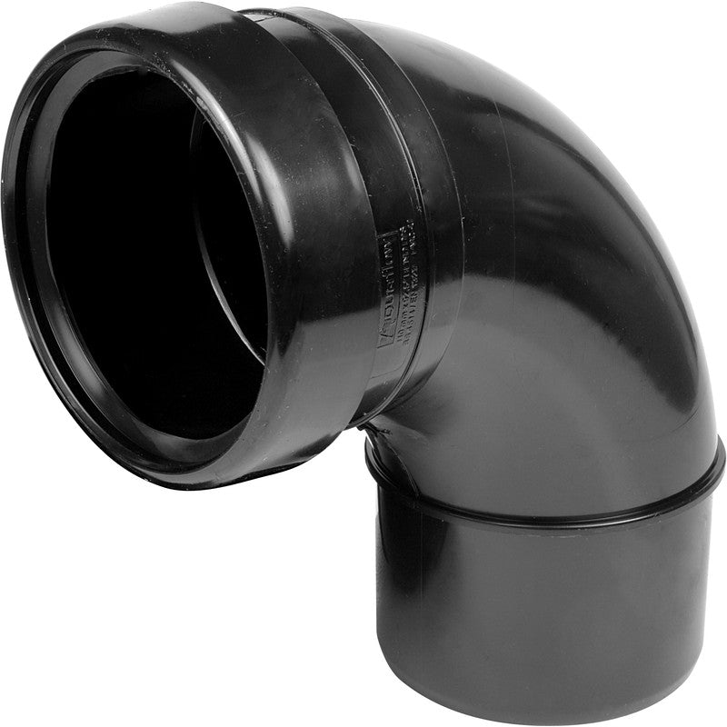 SOIL PIPE SINGLE SOCKET BEND BLACK - 92.5 DEGREE