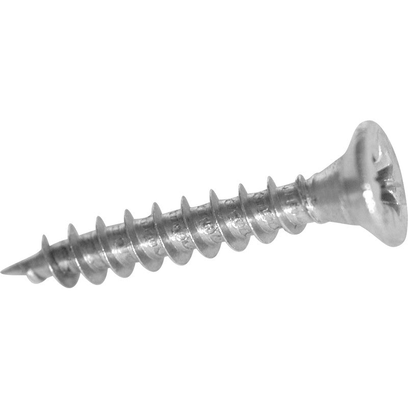 FORGEFIX STAINLESS WOODSCREWS 4MM X 30MM - 200 BOX