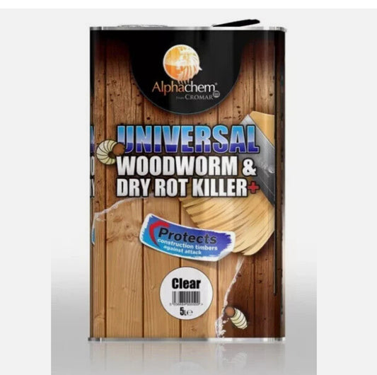 ALPHACHEM UNIVERSAL WOODWORM & DRY ROT KILLER - 5 LITRE