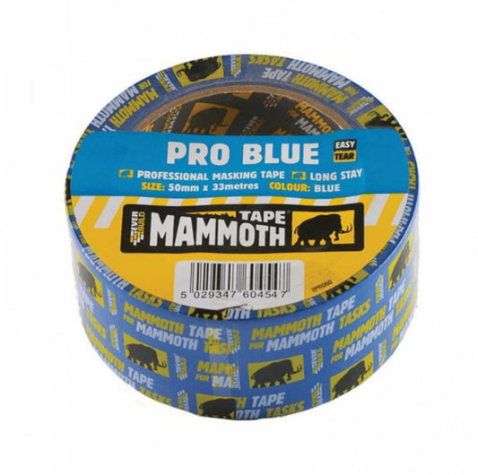 EVERBUILD PRO BLUE MASKING TAPE 50MM - 33 METRE