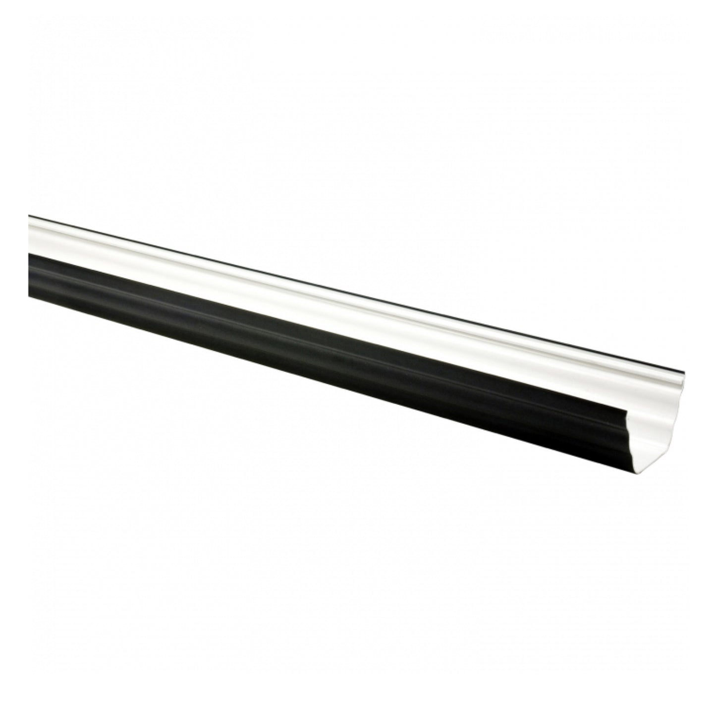 BLACK OGEE GUTTER - 4 METRE