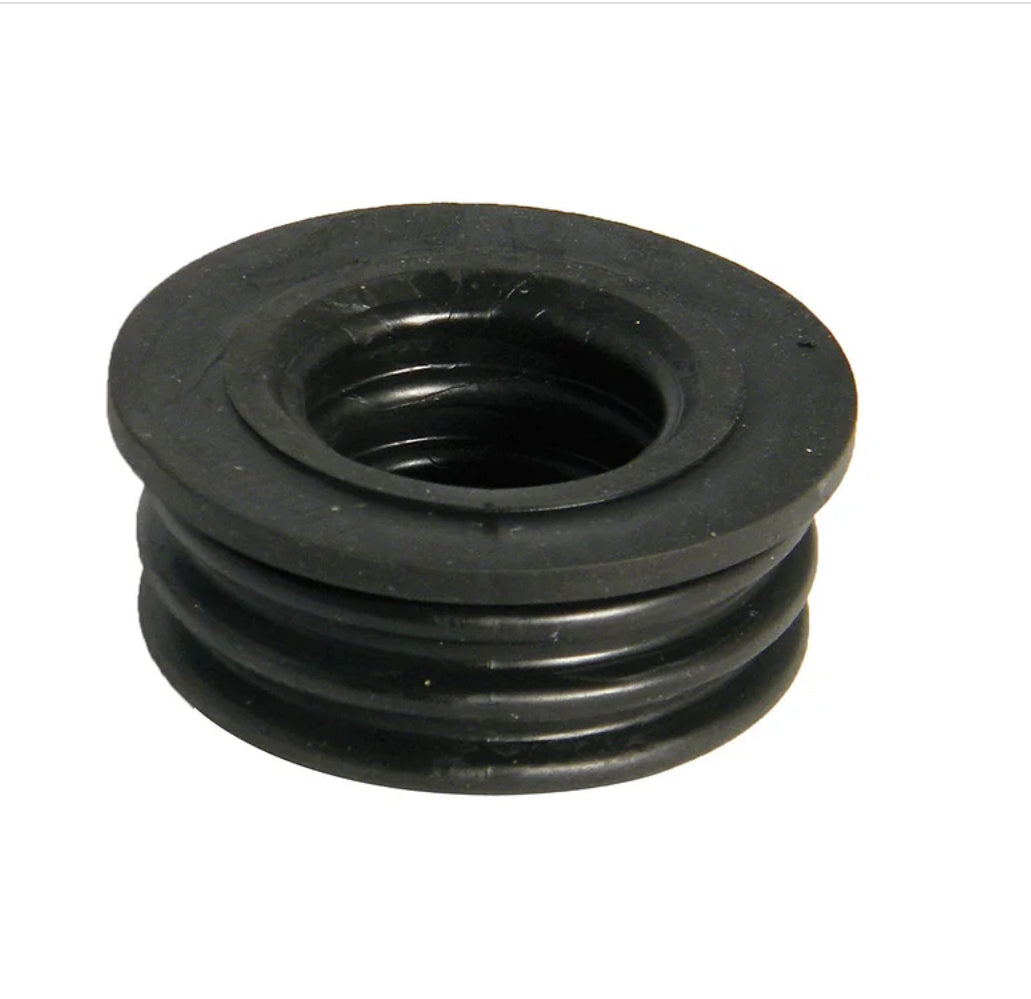 SOIL PIPE STRAP ON RUBBER WASTE ADAPTOR - 32MM