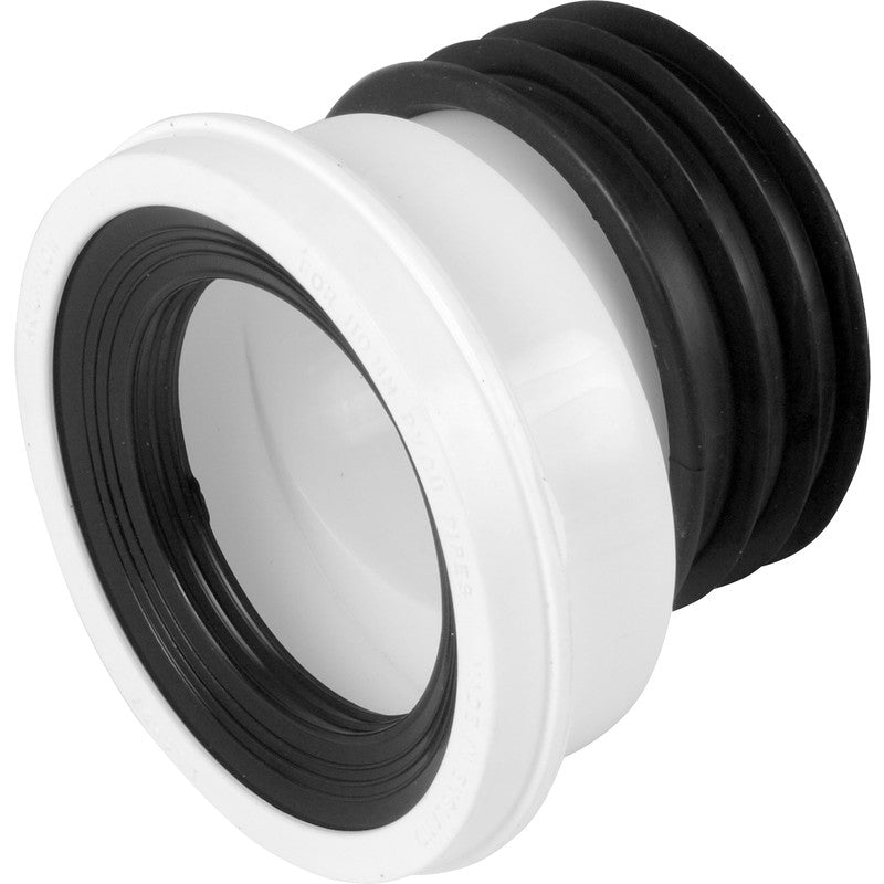 SOIL OFFSET PAN CONNECTOR - 110MM / 4IN