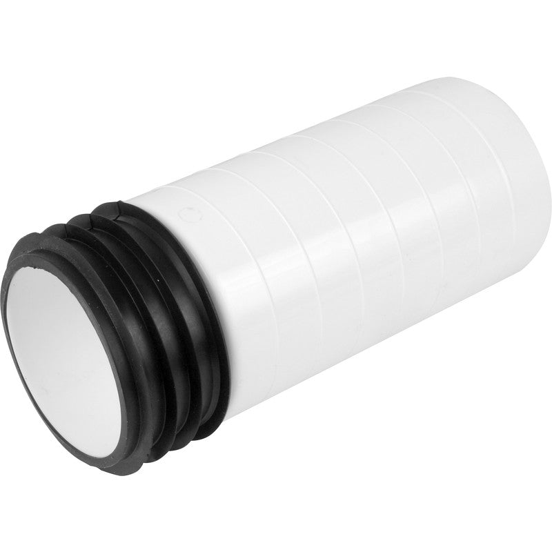 SOIL EXTENSION PAN CONNECTOR 200MM - 110MM / 4IN