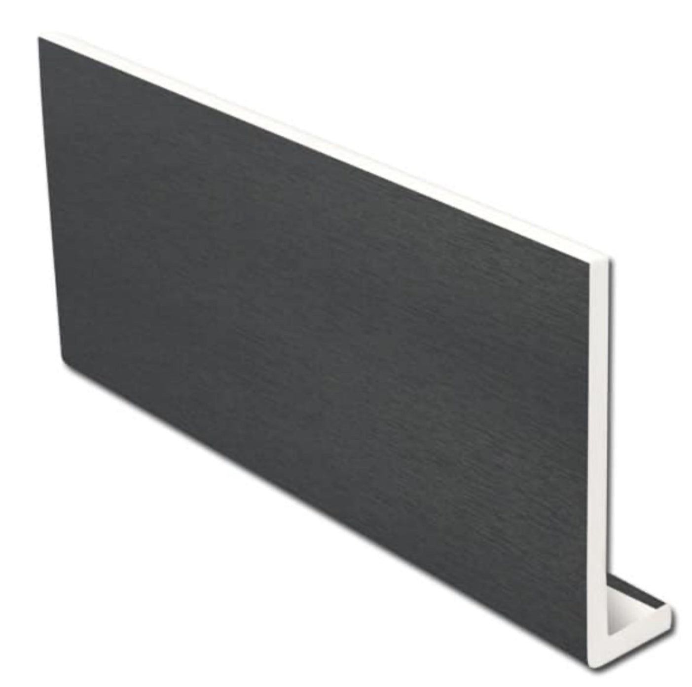 CAPPING BOARD WOODGRAIN ANTHRACITE GREY 225MM X 10MM - 5 METRE