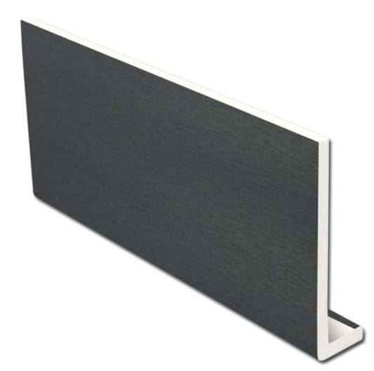 CAPPING BOARD WOODGRAIN ANTHRACITE GREY 300MM X 10MM - 5 METRE