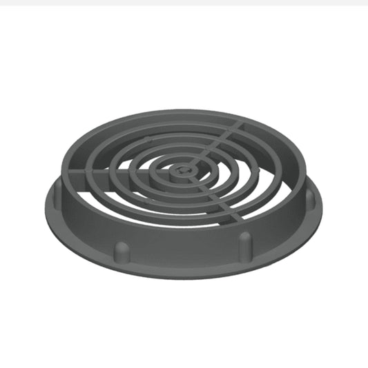 SOFFIT CIRCULAR VENT ANTHRACITE GREY  - 70MM