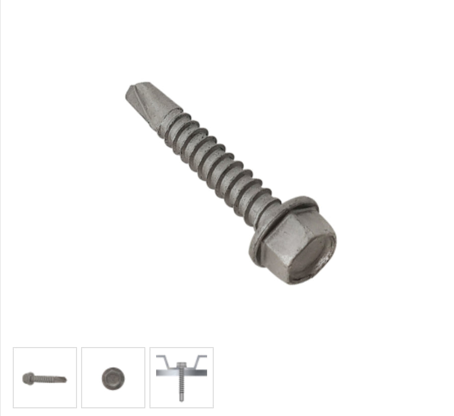 TECHFAST SELF DRILLING SCREWS 5.5MM X 75MM - 100 BOX