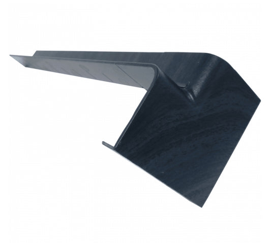 INTERNAL FASCIA CORNER ANTHRACITE WOODGRAIN GREY 90 DEGREE - 300MM