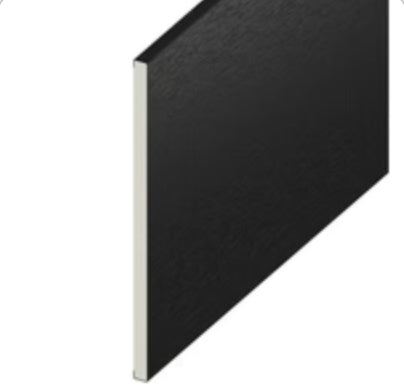 UTILITY FLATBOARD BLACK ASH WOODGRAIN 100MM - 5 METRE