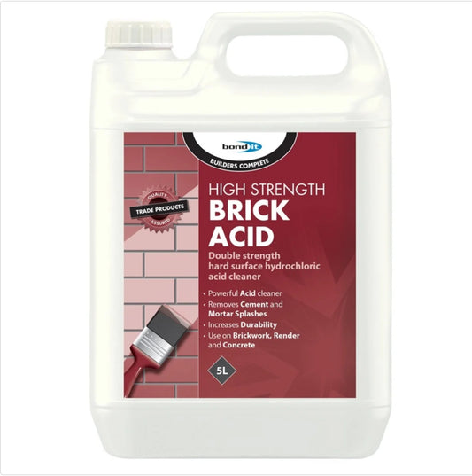 BOND- IT HIGH STRENGTH BRICK ACID - 5 LITRE