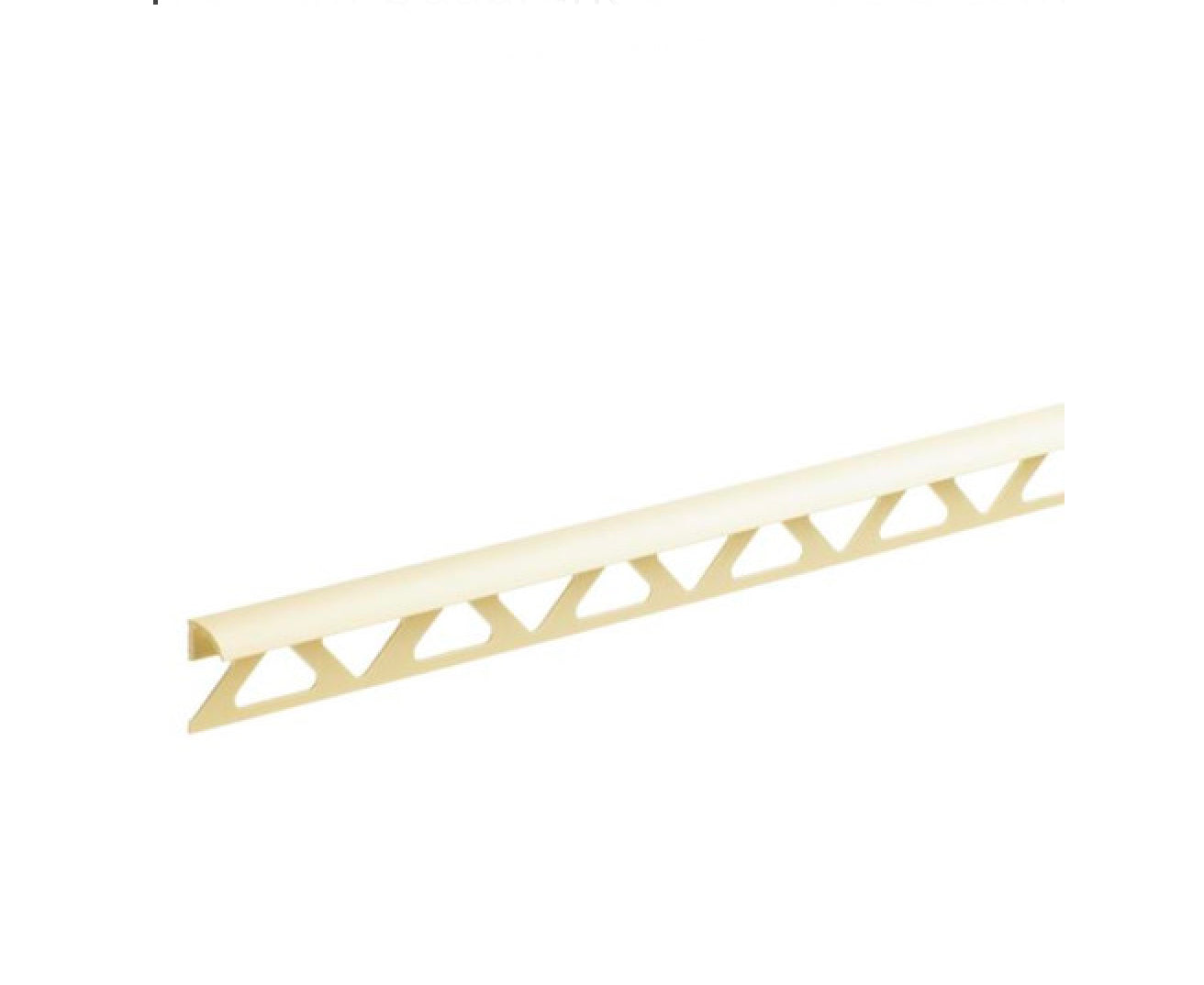 HOMELUX TILE TRIM PLASTIC CREAM - 9MM X 2.44 METRE