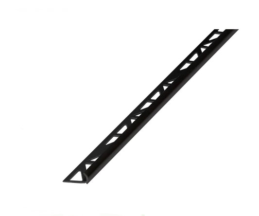 HOMELUX TILE TRIM PLASTIC BLACK - 9MM X 1.83 METRE