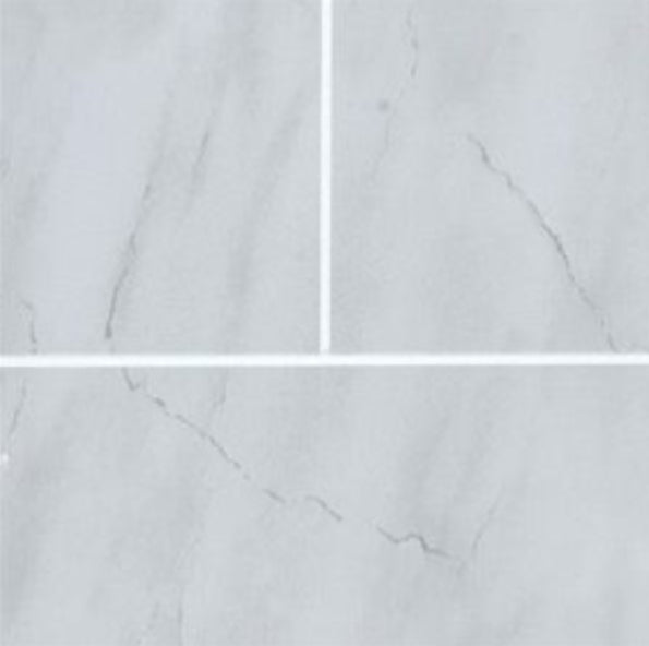 GEOPANEL 10MM PVC WIDE PANEL WHITE GLOSS TILE - 1 METRE X 2.4 METRE