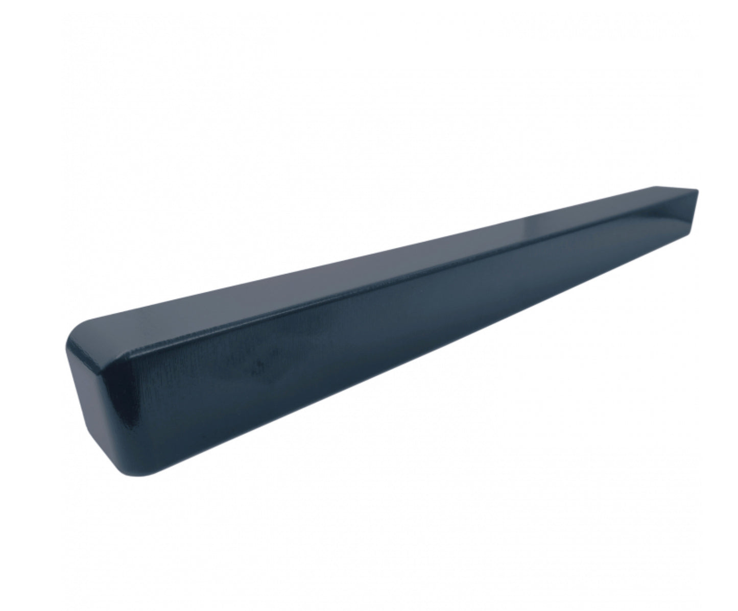 EXTERNAL FASCIA CORNER BLACK SMOOTH 600MM - 24IN