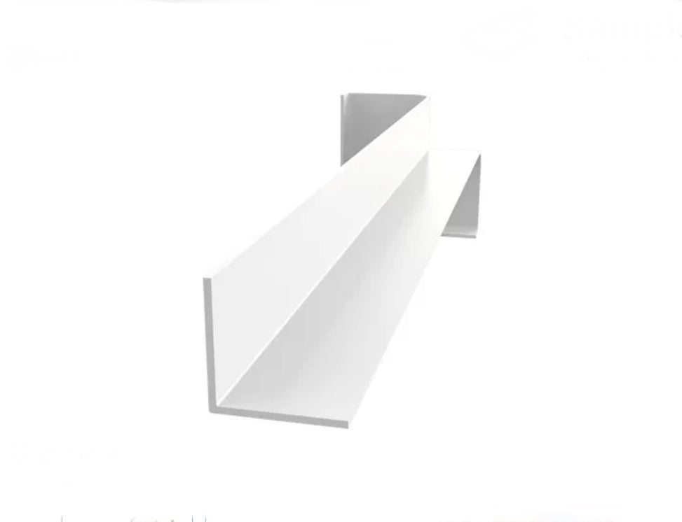 INTERNAL FASCIA CORNER WHITE 90 DEGREE - 300MM / 12IN