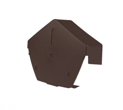 CROMAR UNIVERSAL DRY VERGE ANGLED CENTRE CAP - BROWN