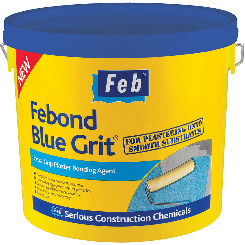 FEBOND BLUE GRIT PLASTER BONDING AGENT - 10 LITRE