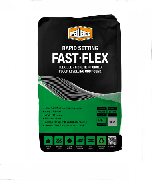 PALACE FAST-FLEX FIBRE REINFORCED SELF LEVELLING COMPOUND - 20KG